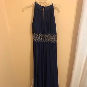 Royal Blue Prom/Formal Dress w/ silver beading